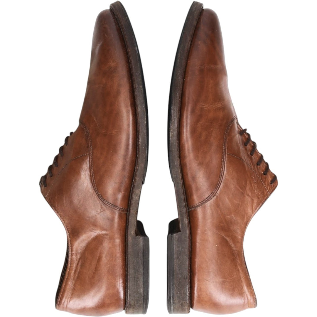 Allen Edmonds Carlyle Straight Tip Shoes, Made in USA, Size 10 D Men's 28.0cm genuine leather brown type Vintage Second Hand