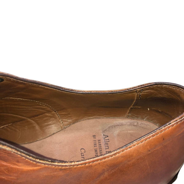 Allen Edmonds Carlyle Straight Tip Shoes, Made in USA, Size 10 D Men's 28.0cm genuine leather brown type Vintage Second Hand