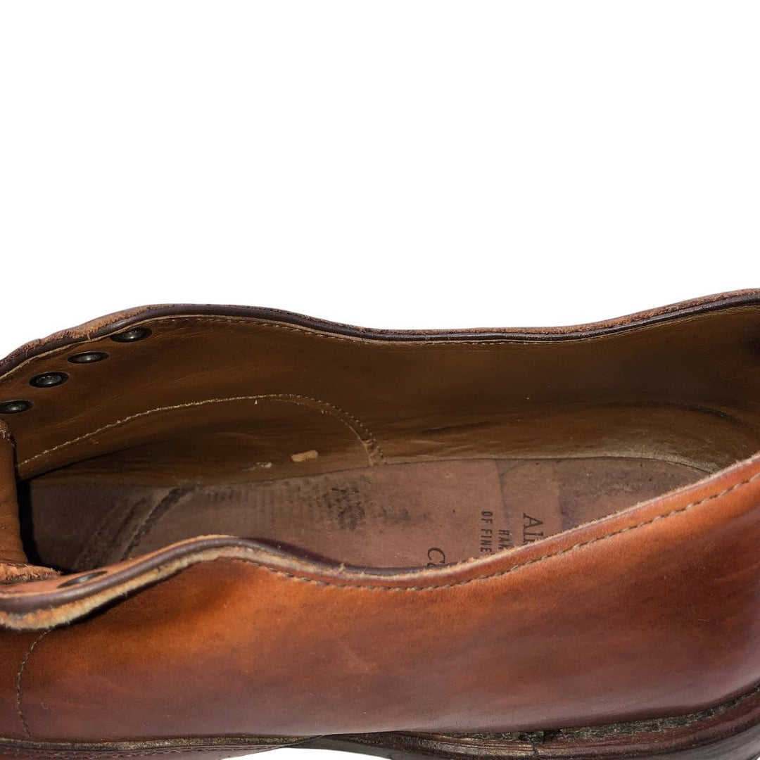 Allen Edmonds Carlyle Straight Tip Shoes, Made in USA, Size 10 D Men's 28.0cm genuine leather brown type Vintage Second Hand