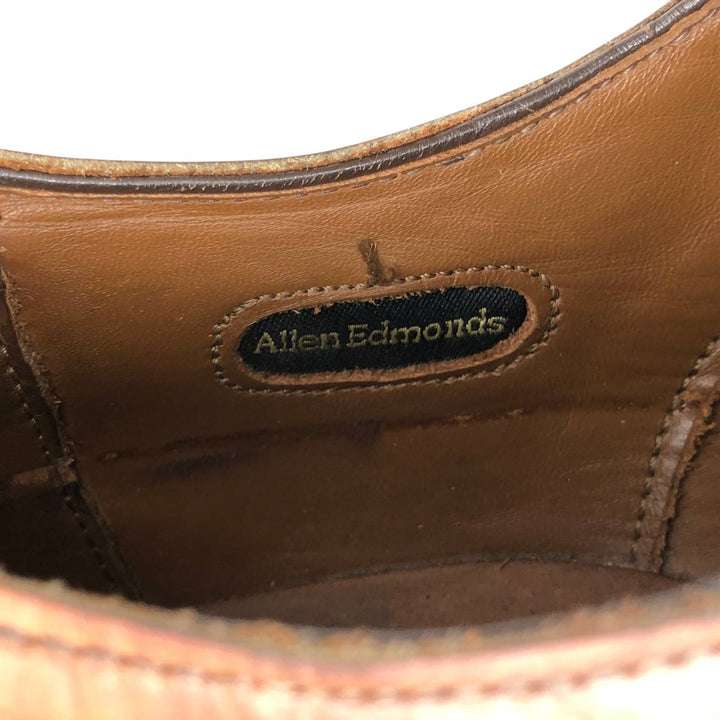 Allen Edmonds Carlyle Straight Tip Shoes, Made in USA, Size 10 D Men's 28.0cm genuine leather brown type Vintage Second Hand