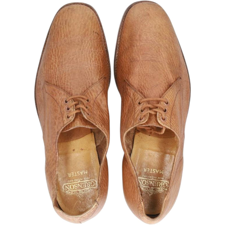 Grenson Master plain toe shoes, made in England. Men's 27.5cm unclear Beige type Vintage Second Hand