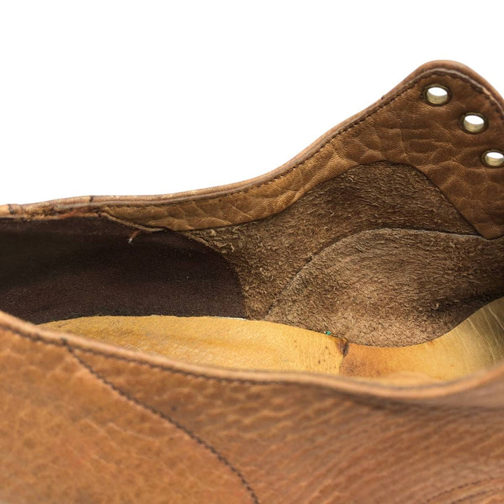 Grenson Master plain toe shoes, made in England. Men's 27.5cm unclear Beige type Vintage Second Hand