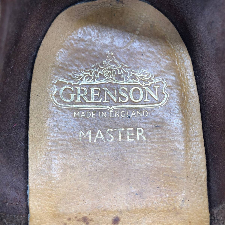 Grenson Master plain toe shoes, made in England. Men's 27.5cm unclear Beige type Vintage Second Hand