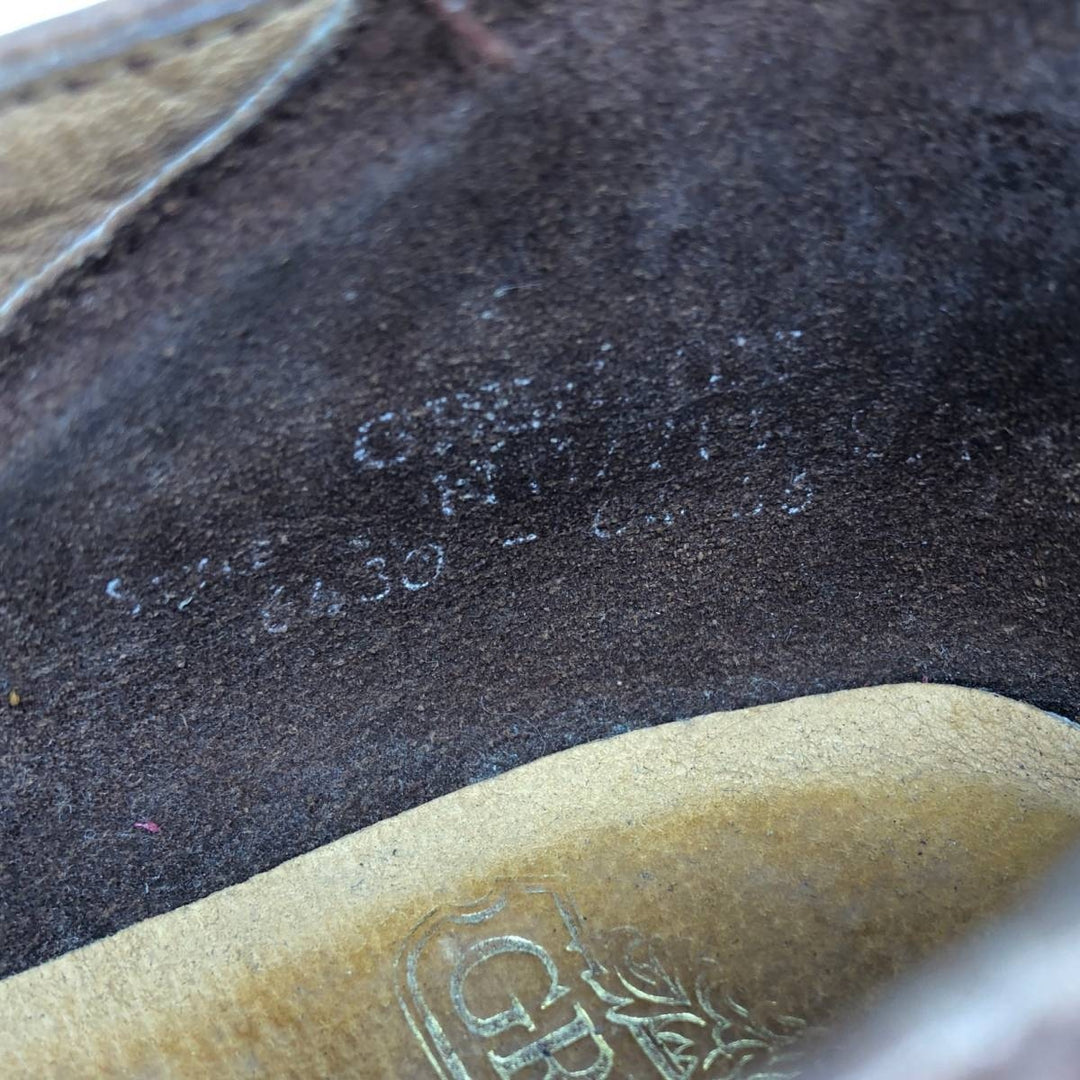 Grenson Master plain toe shoes, made in England. Men's 27.5cm unclear Beige type Vintage Second Hand