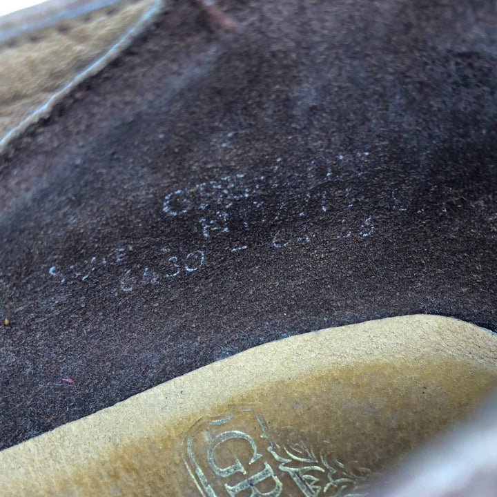 Grenson Master plain toe shoes, made in England. Men's 27.5cm unclear Beige type Vintage Second Hand