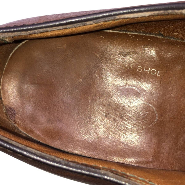 Florsheim Imperial Plain Toe Shoes, Size 9 1/2 D Men's 27.5cm unclear brown type Vintage Second Hand