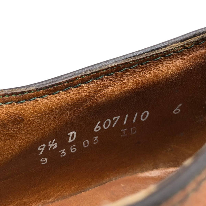 Florsheim Imperial Plain Toe Shoes, Size 9 1/2 D Men's 27.5cm unclear brown type Vintage Second Hand