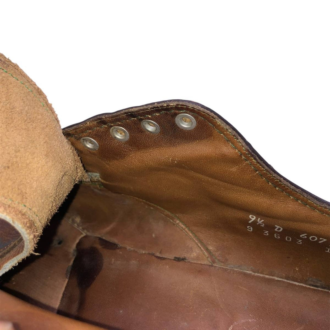 Florsheim Imperial Plain Toe Shoes, Size 9 1/2 D Men's 27.5cm unclear brown type Vintage Second Hand