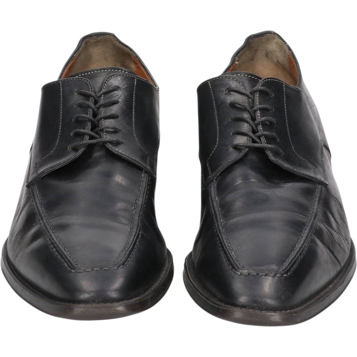 Santoni U-tip shoes, made in Italy, size D 9 Men's 27.5cm unclear black type Vintage Second Hand