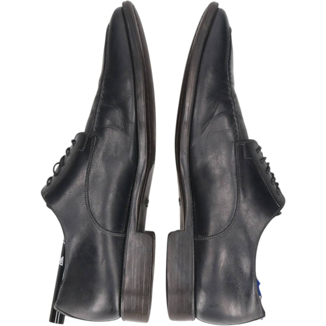 Santoni U-tip shoes, made in Italy, size D 9 Men's 27.5cm unclear black type Vintage Second Hand