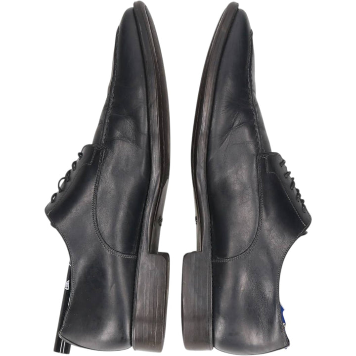 Santoni U-tip shoes, made in Italy, size D 9 Men's 27.5cm unclear black type Vintage Second Hand