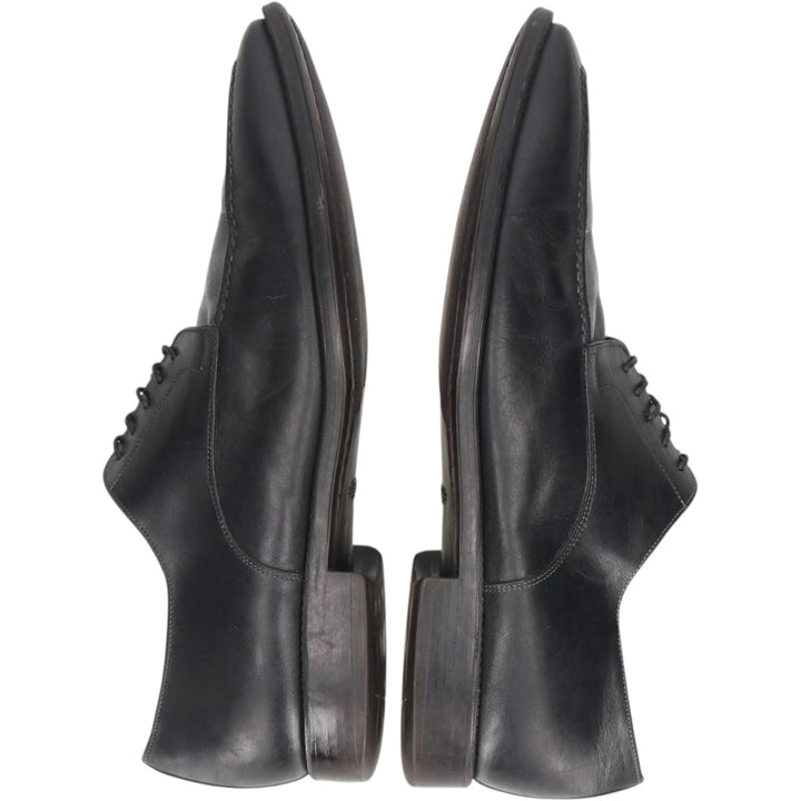 Santoni U-tip shoes, made in Italy, size D 9 Men's 27.5cm unclear black type Vintage Second Hand