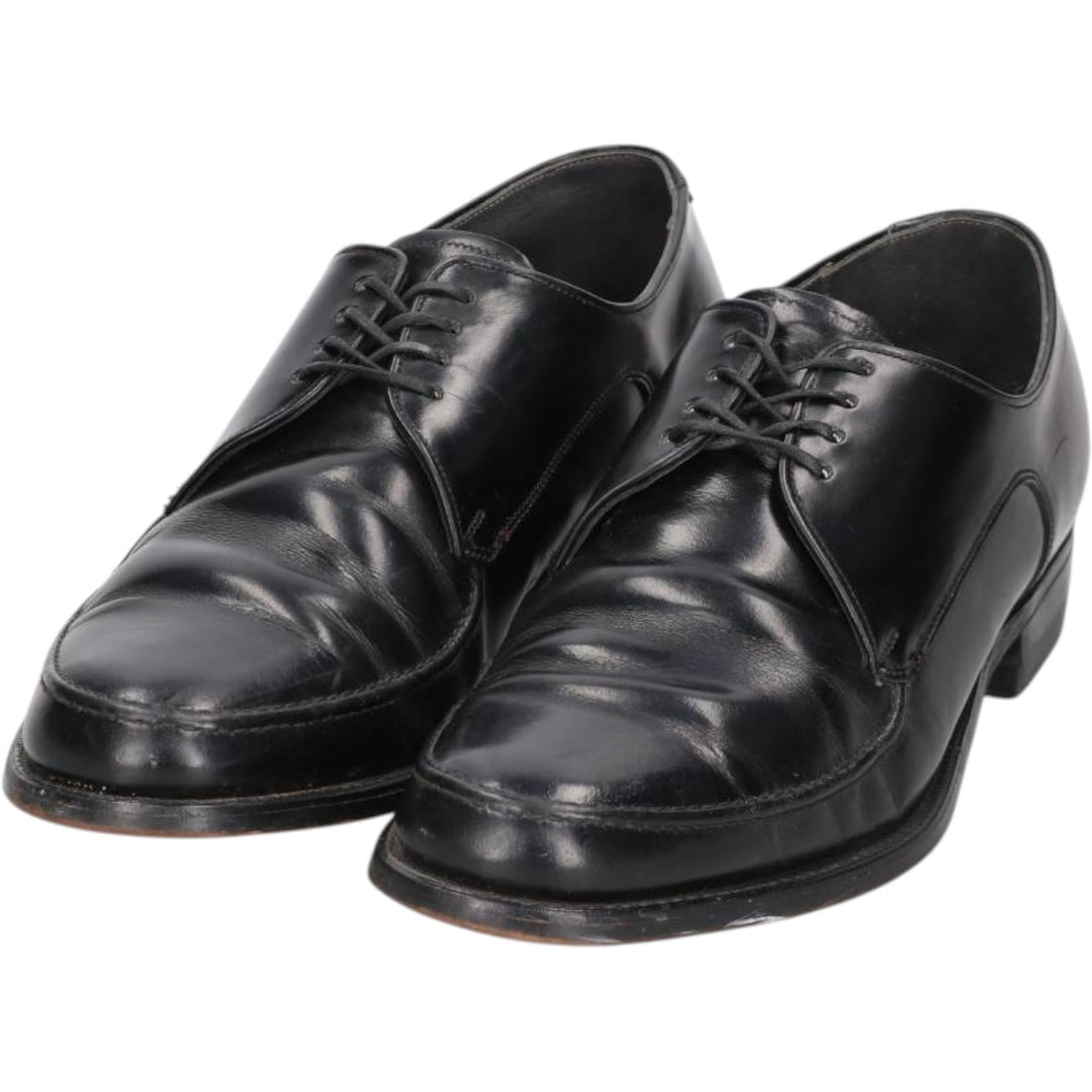 JCPenney U-tip shoes, size 9, dark blue. Men's 27.0cm unclear black type Vintage Second Hand