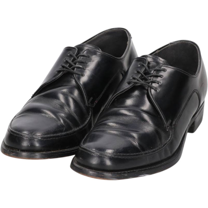 JCPenney U-tip shoes, size 9, dark blue. Men's 27.0cm unclear black type Vintage Second Hand