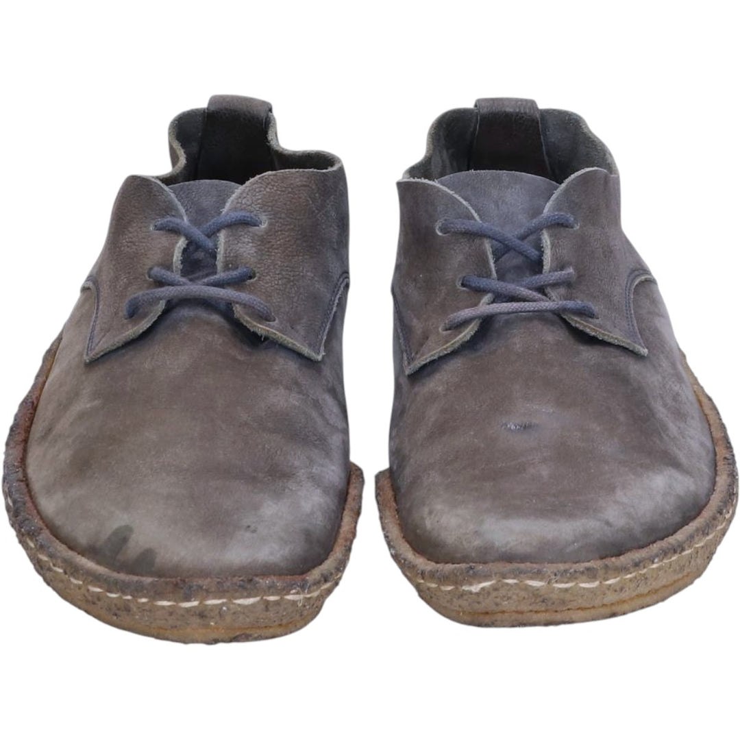 Trippen plain toe shoes, made in Germany, size 42 Men's 26.0cm unclear Charcoal Vintage Second Hand