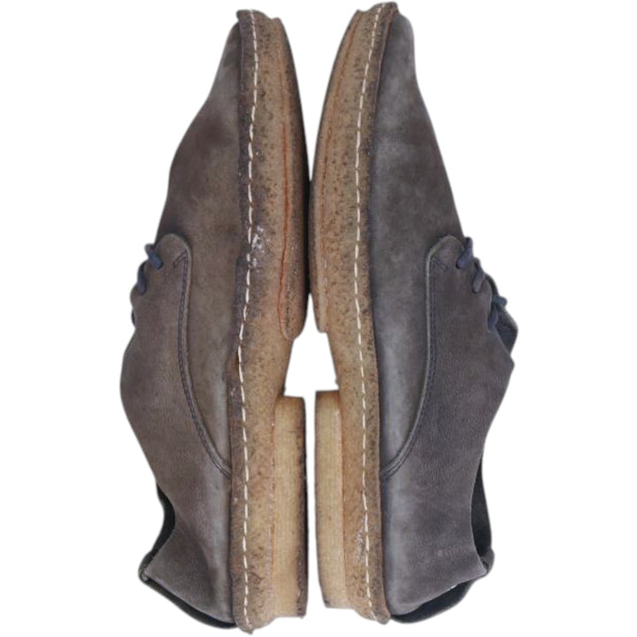 Trippen plain toe shoes, made in Germany, size 42 Men's 26.0cm unclear Charcoal Vintage Second Hand