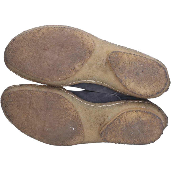 Trippen plain toe shoes, made in Germany, size 42 Men's 26.0cm unclear Charcoal Vintage Second Hand