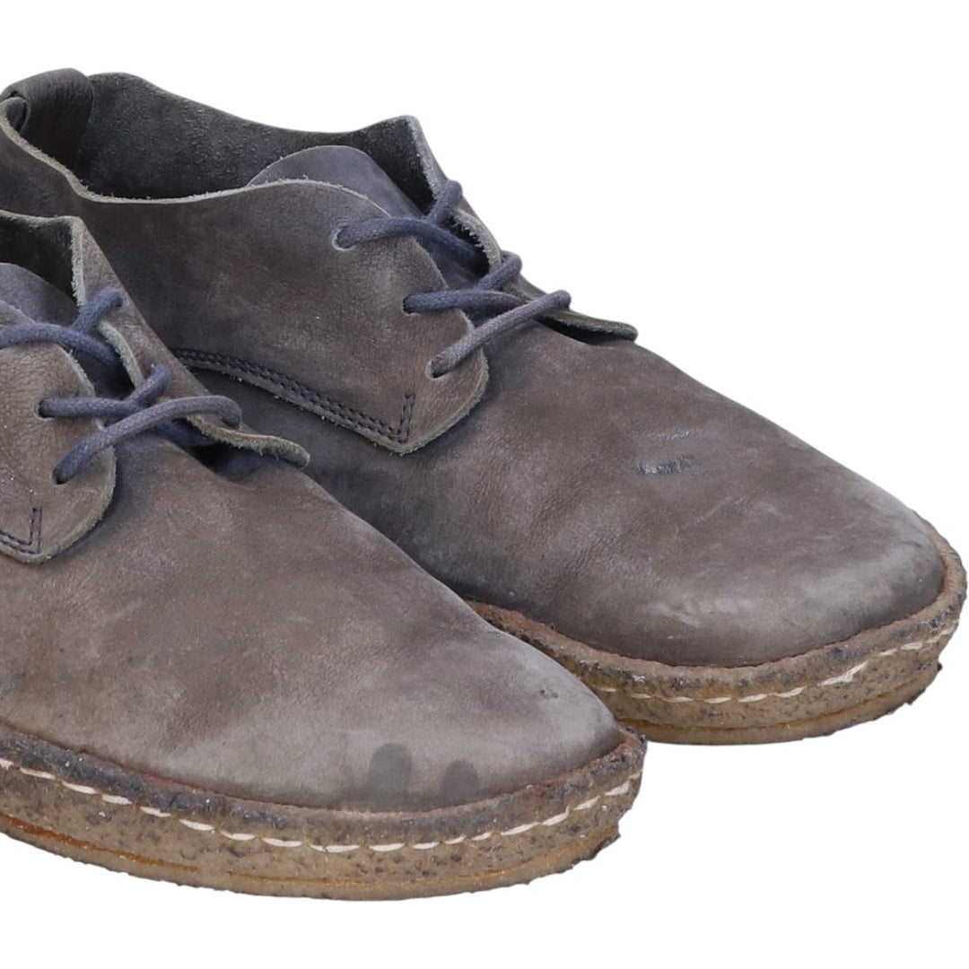 Trippen plain toe shoes, made in Germany, size 42 Men's 26.0cm unclear Charcoal Vintage Second Hand