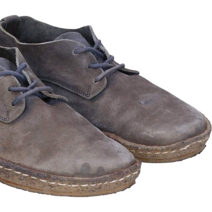 Trippen plain toe shoes, made in Germany, size 42 Men's 26.0cm unclear Charcoal Vintage Second Hand