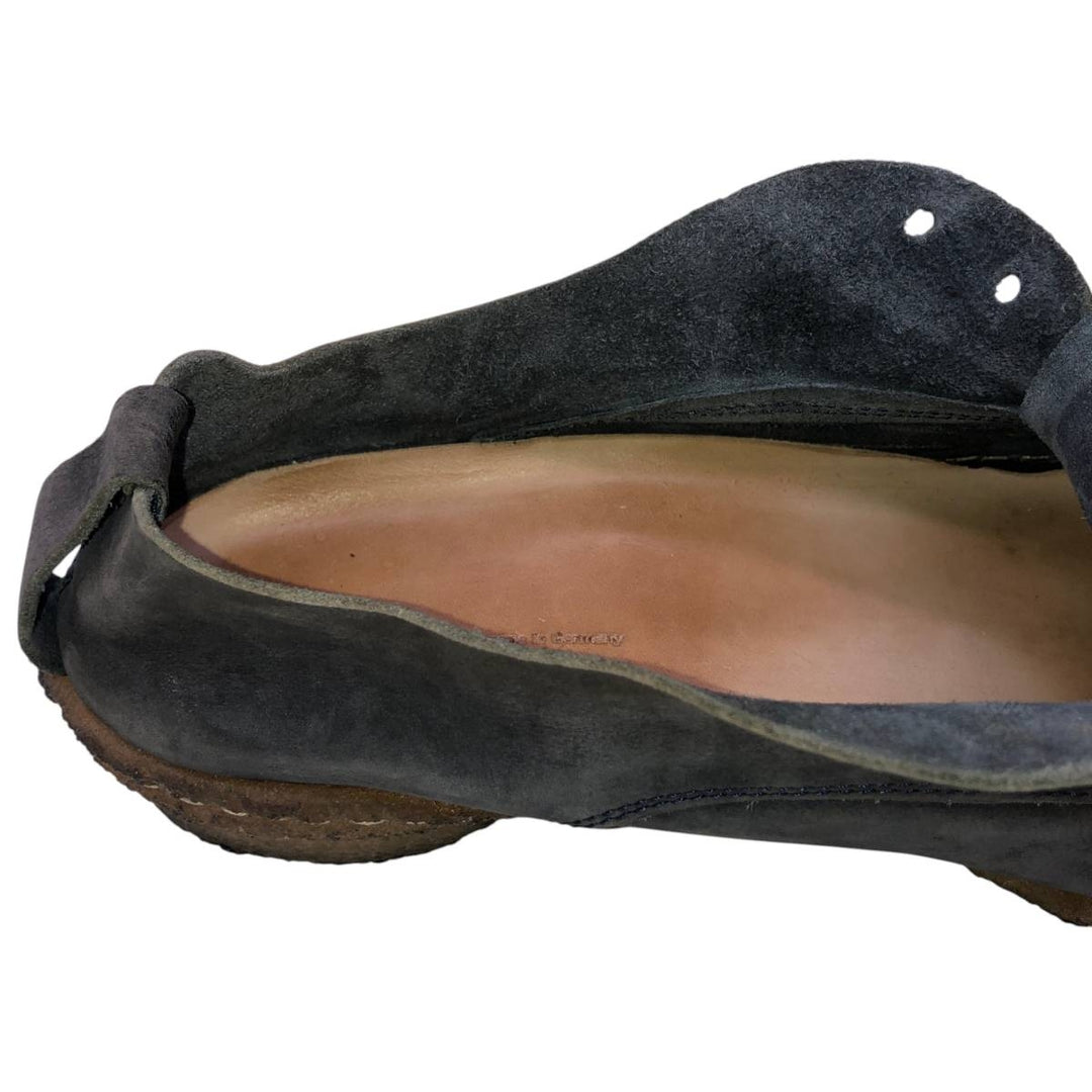 Trippen plain toe shoes, made in Germany, size 42 Men's 26.0cm unclear Charcoal Vintage Second Hand