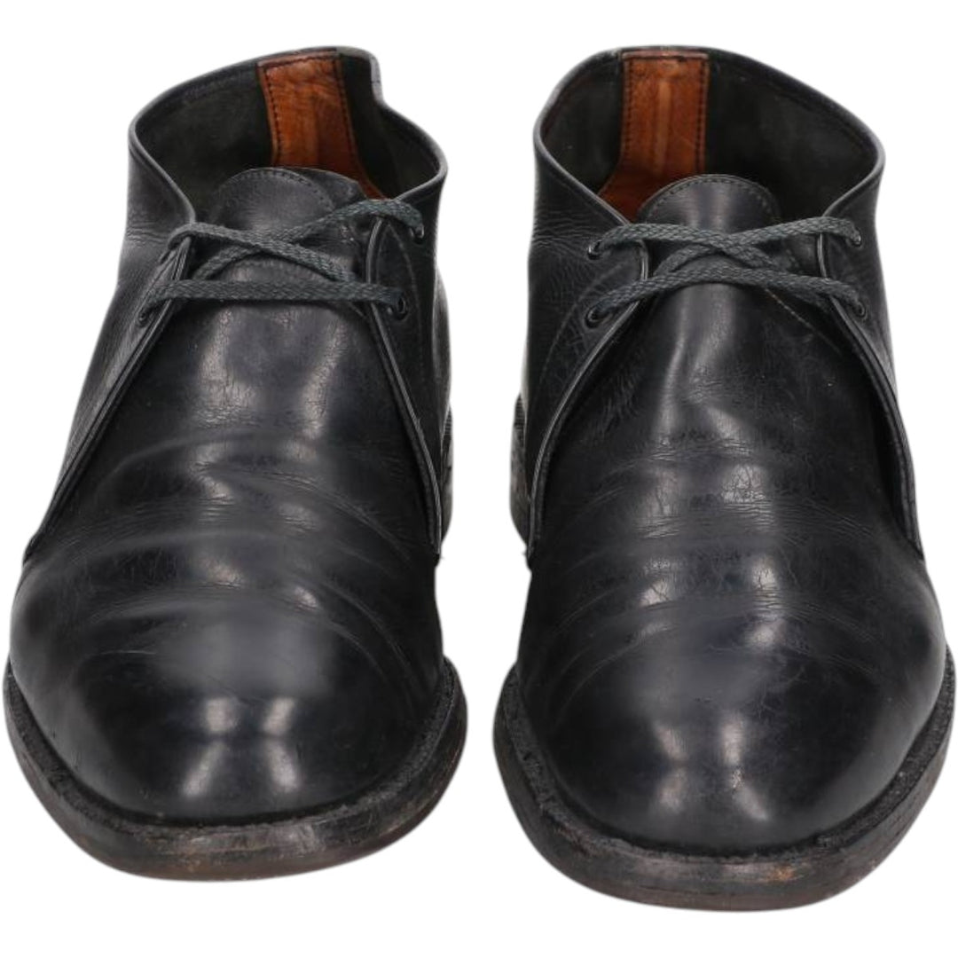 French Shriner and Urner EXTRA QUALITY Chukka Boots 9 1/2C Men's 27.5cm unclear black type Vintage Second Hand
