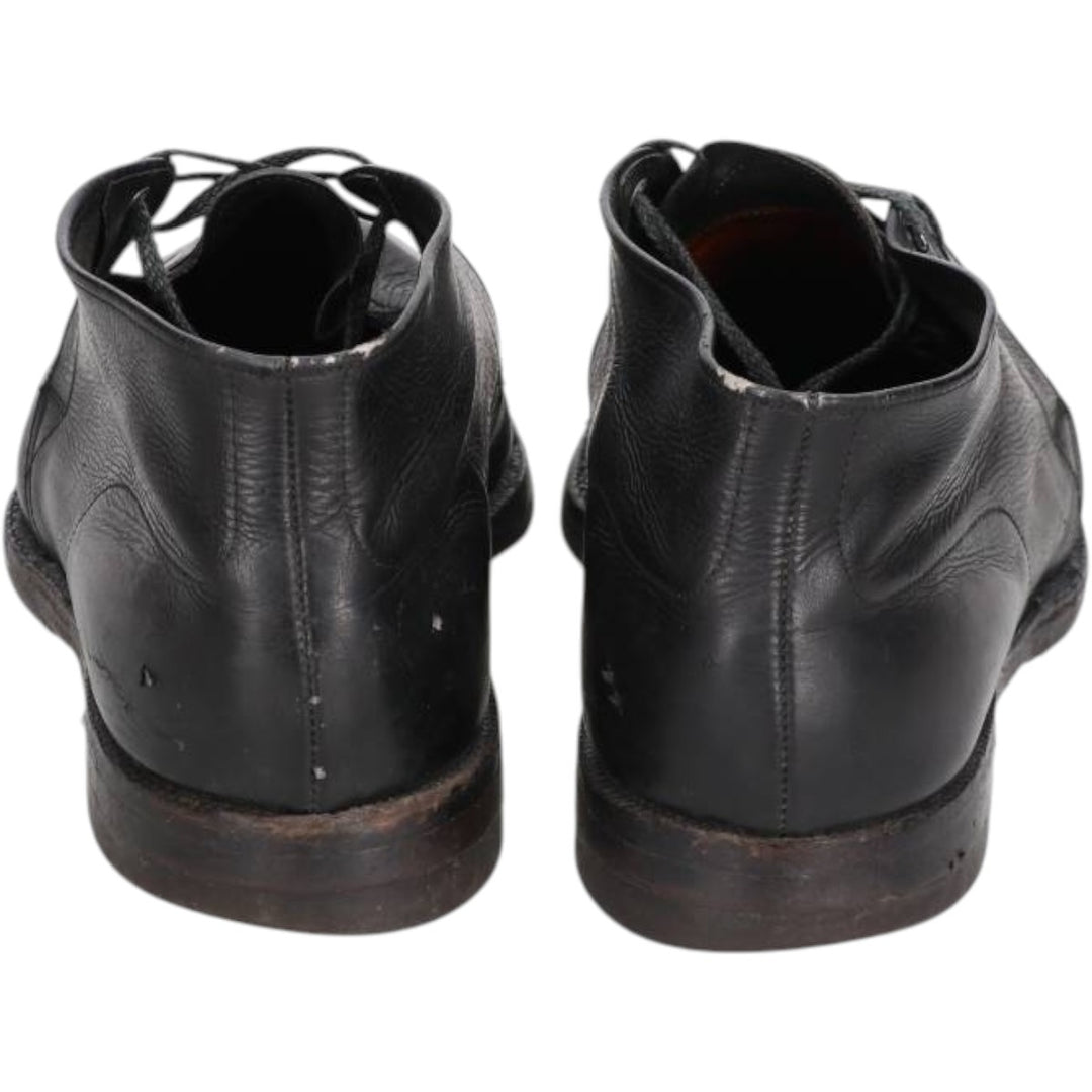 French Shriner and Urner EXTRA QUALITY Chukka Boots 9 1/2C Men's 27.5cm unclear black type Vintage Second Hand