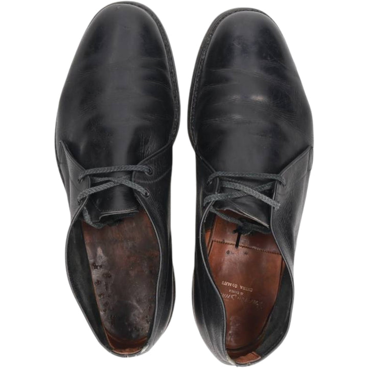 French Shriner and Urner EXTRA QUALITY Chukka Boots 9 1/2C Men's 27.5cm unclear black type Vintage Second Hand