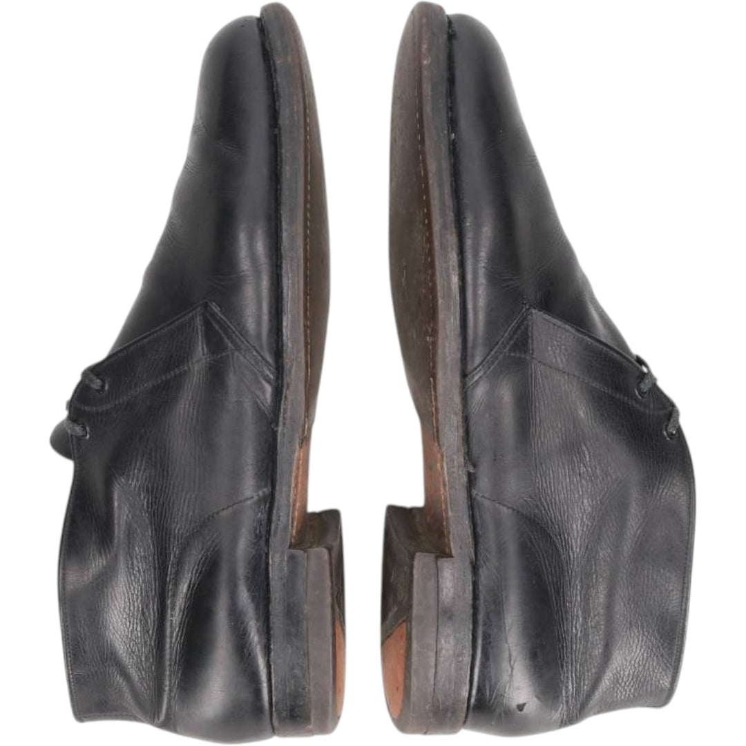 French Shriner and Urner EXTRA QUALITY Chukka Boots 9 1/2C Men's 27.5cm unclear black type Vintage Second Hand