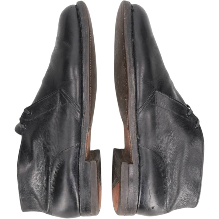 French Shriner and Urner EXTRA QUALITY Chukka Boots 9 1/2C Men's 27.5cm unclear black type Vintage Second Hand