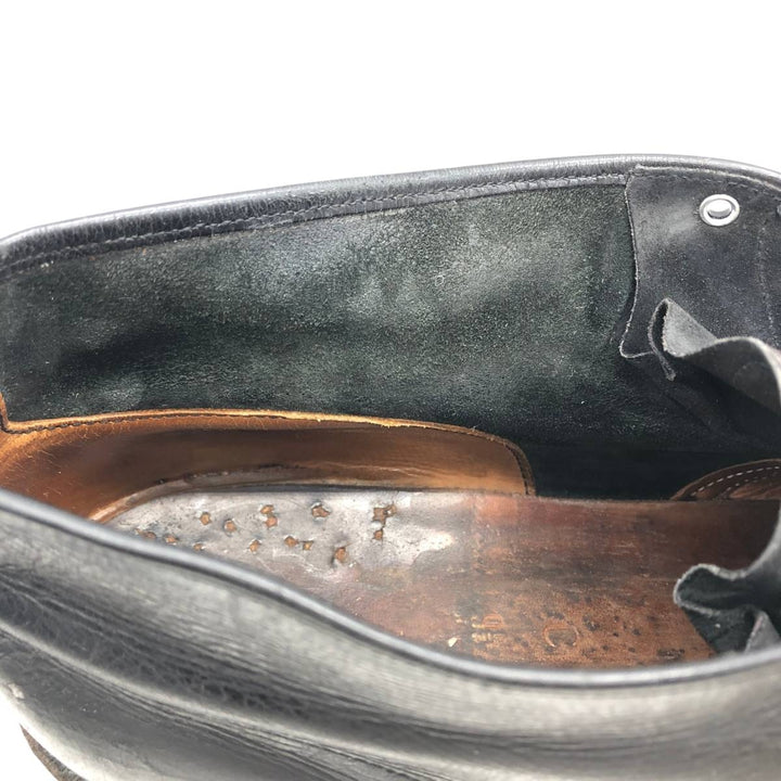 French Shriner and Urner EXTRA QUALITY Chukka Boots 9 1/2C Men's 27.5cm unclear black type Vintage Second Hand