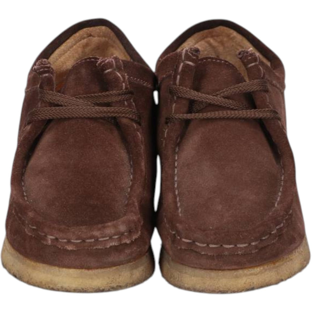 Clarks Wallabee Wallabee Boots Size 7 1/2 M Women's 25.0cm genuine leather dark chocolate Vintage Second Hand