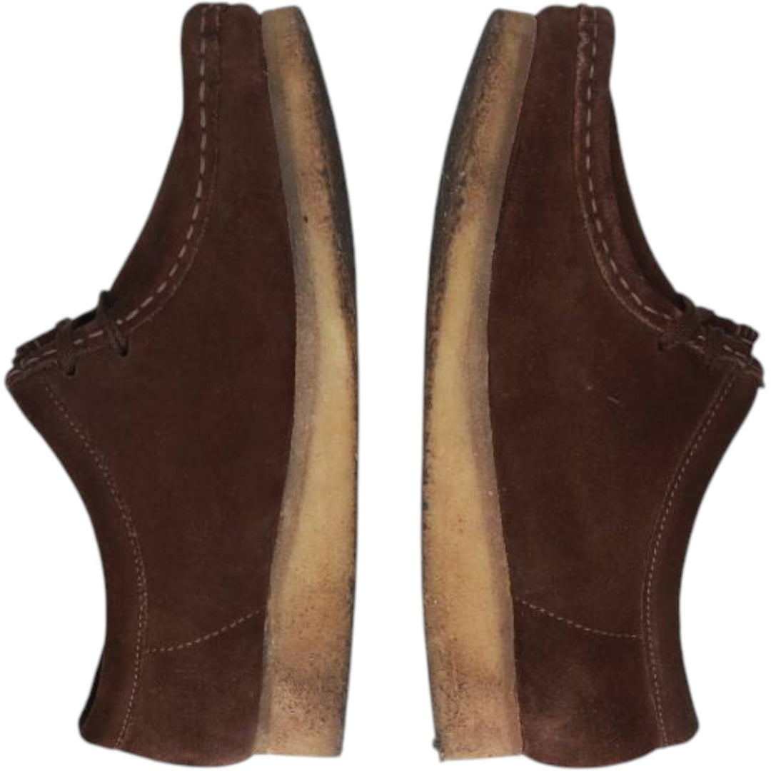 Clarks Wallabee Wallabee Boots Size 7 1/2 M Women's 25.0cm genuine leather dark chocolate Vintage Second Hand