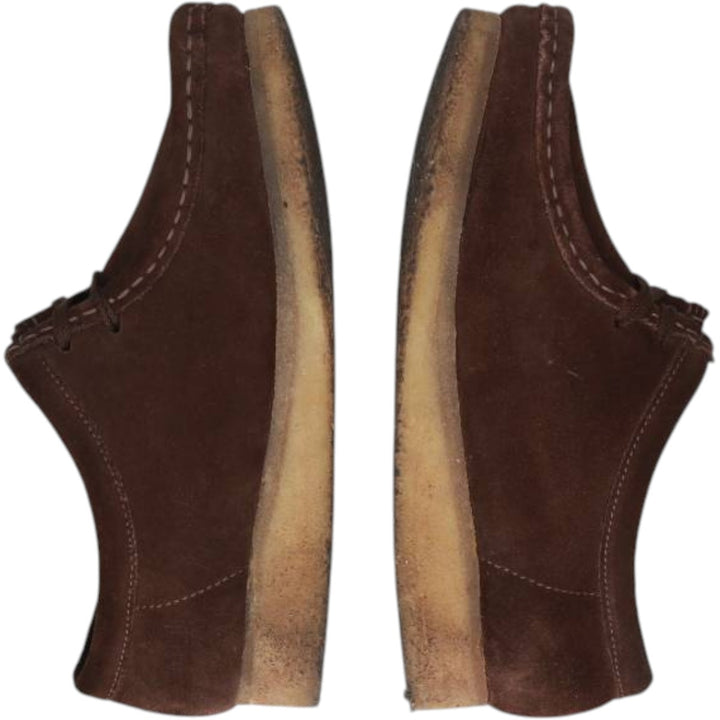 Clarks Wallabee Wallabee Boots Size 7 1/2 M Women's 25.0cm genuine leather dark chocolate Vintage Second Hand