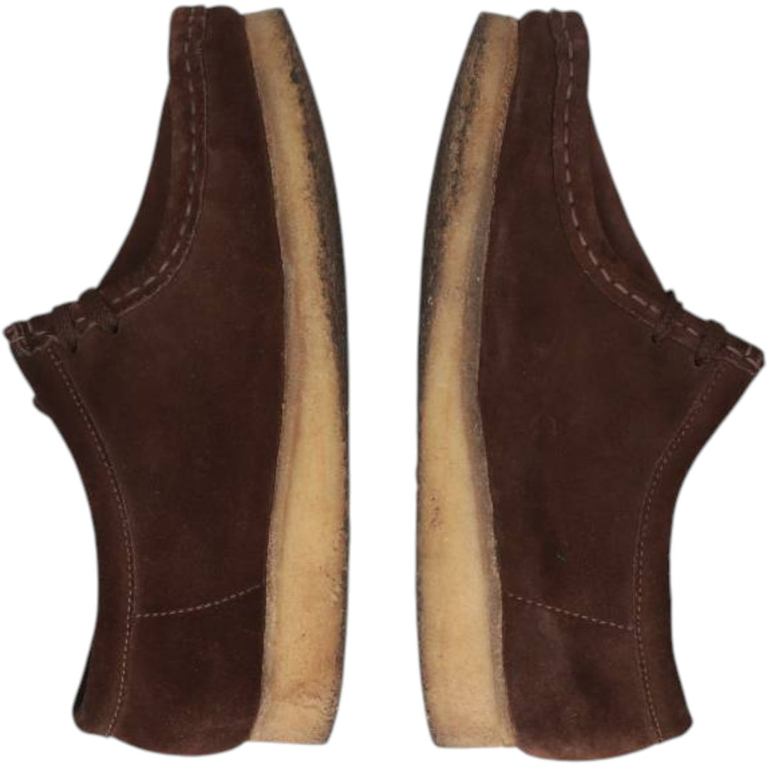 Clarks Wallabee Wallabee Boots Size 7 1/2 M Women's 25.0cm genuine leather dark chocolate Vintage Second Hand