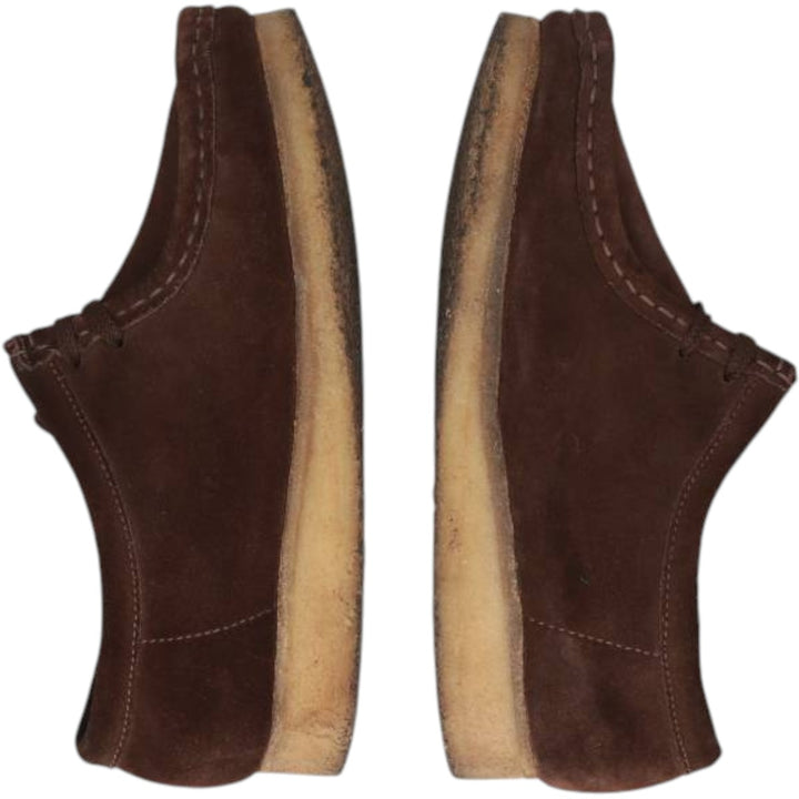 Clarks Wallabee Wallabee Boots Size 7 1/2 M Women's 25.0cm genuine leather dark chocolate Vintage Second Hand