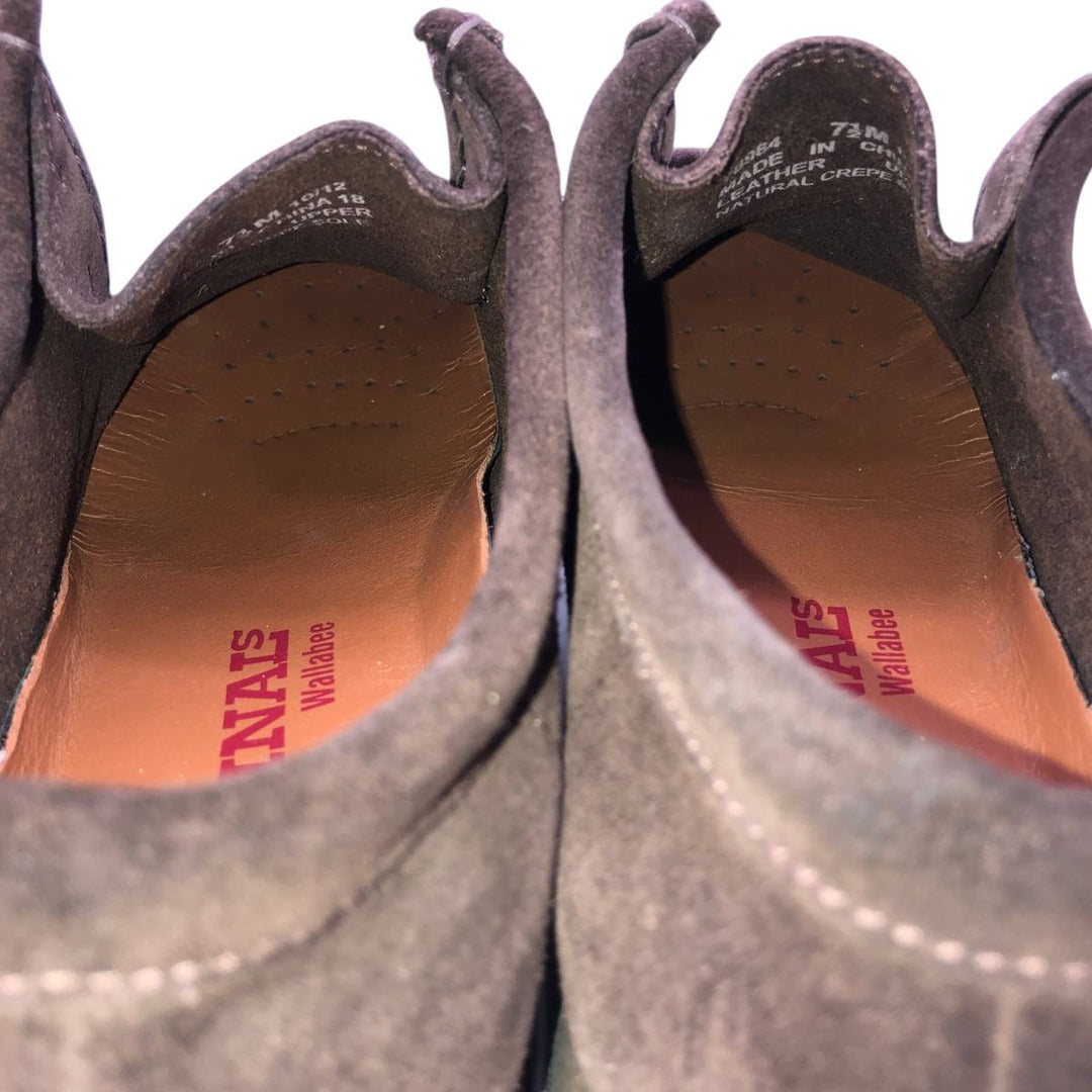 Clarks Wallabee Wallabee Boots Size 7 1/2 M Women's 25.0cm genuine leather dark chocolate Vintage Second Hand