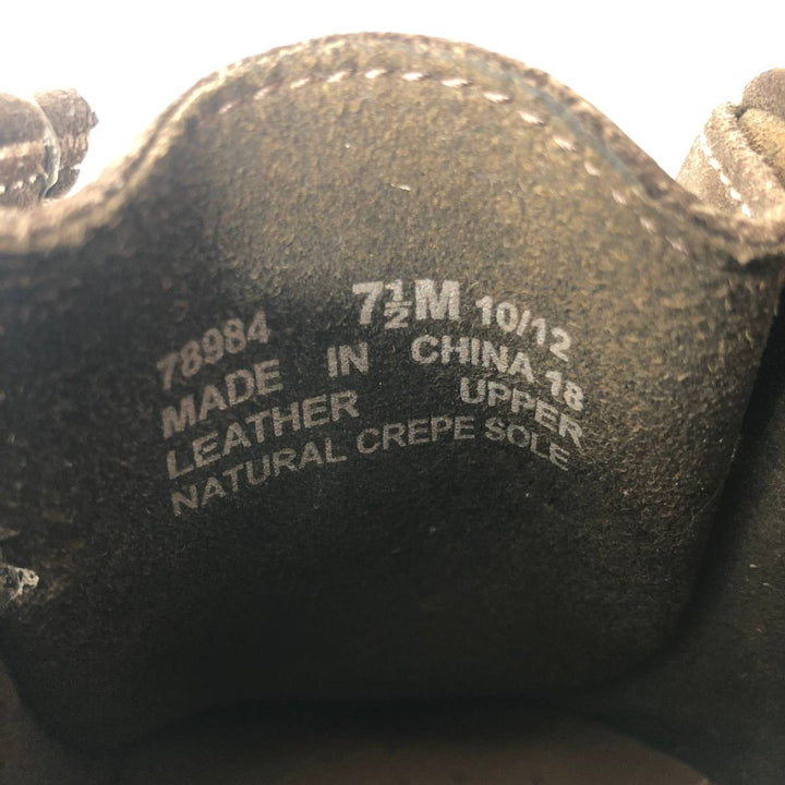 Clarks Wallabee Wallabee Boots Size 7 1/2 M Women's 25.0cm genuine leather dark chocolate Vintage Second Hand