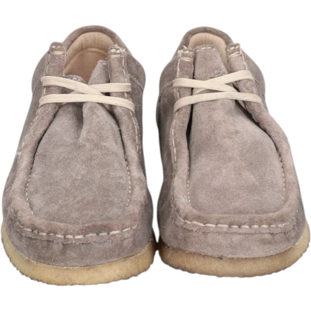 Sioux Grashopper Suede Chukka Boots, Size 5 1/2 (F) Women's 22.5cm Genuine Leather Suede gray type Vintage Second Hand