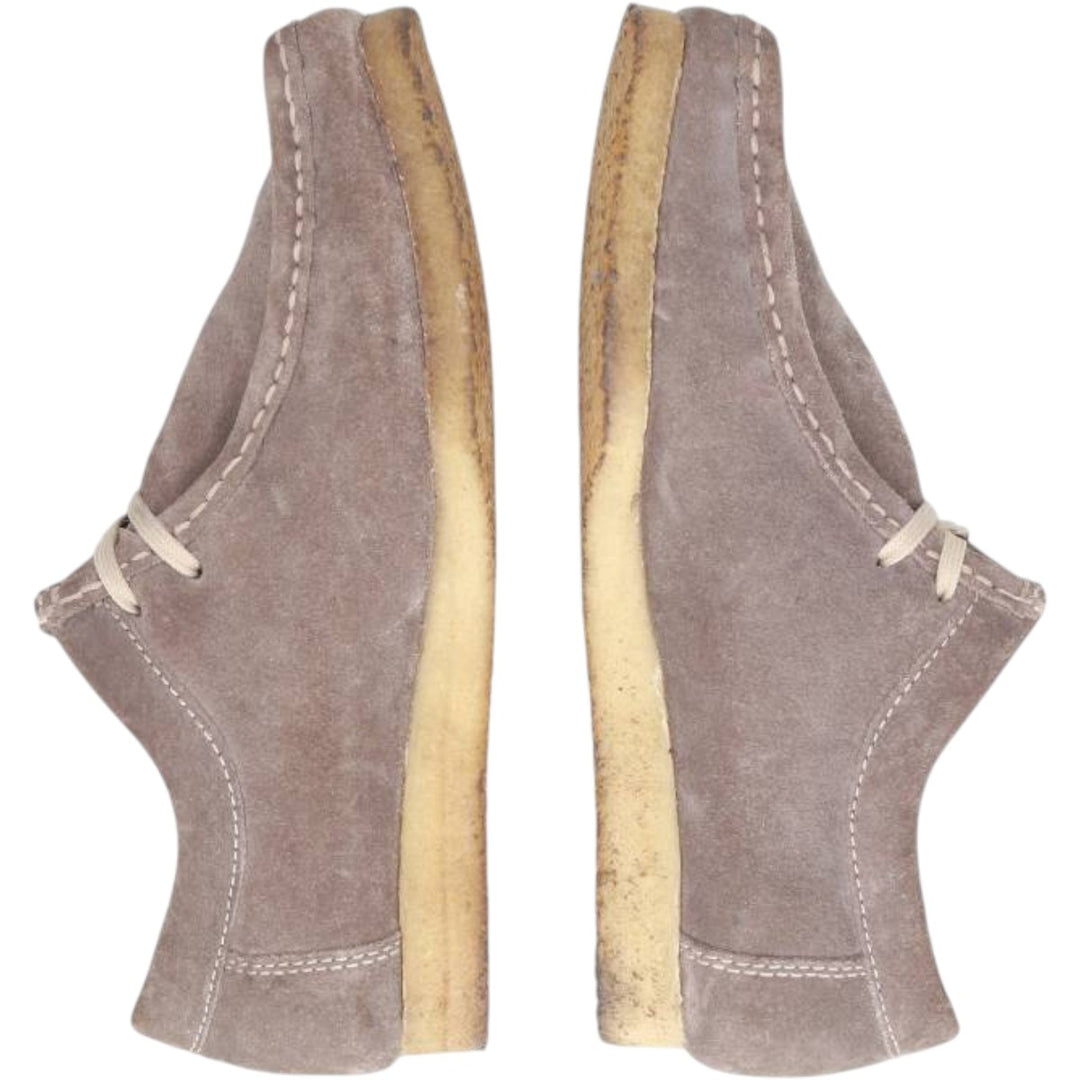 Sioux Grashopper Suede Chukka Boots, Size 5 1/2 (F) Women's 22.5cm Genuine Leather Suede gray type Vintage Second Hand