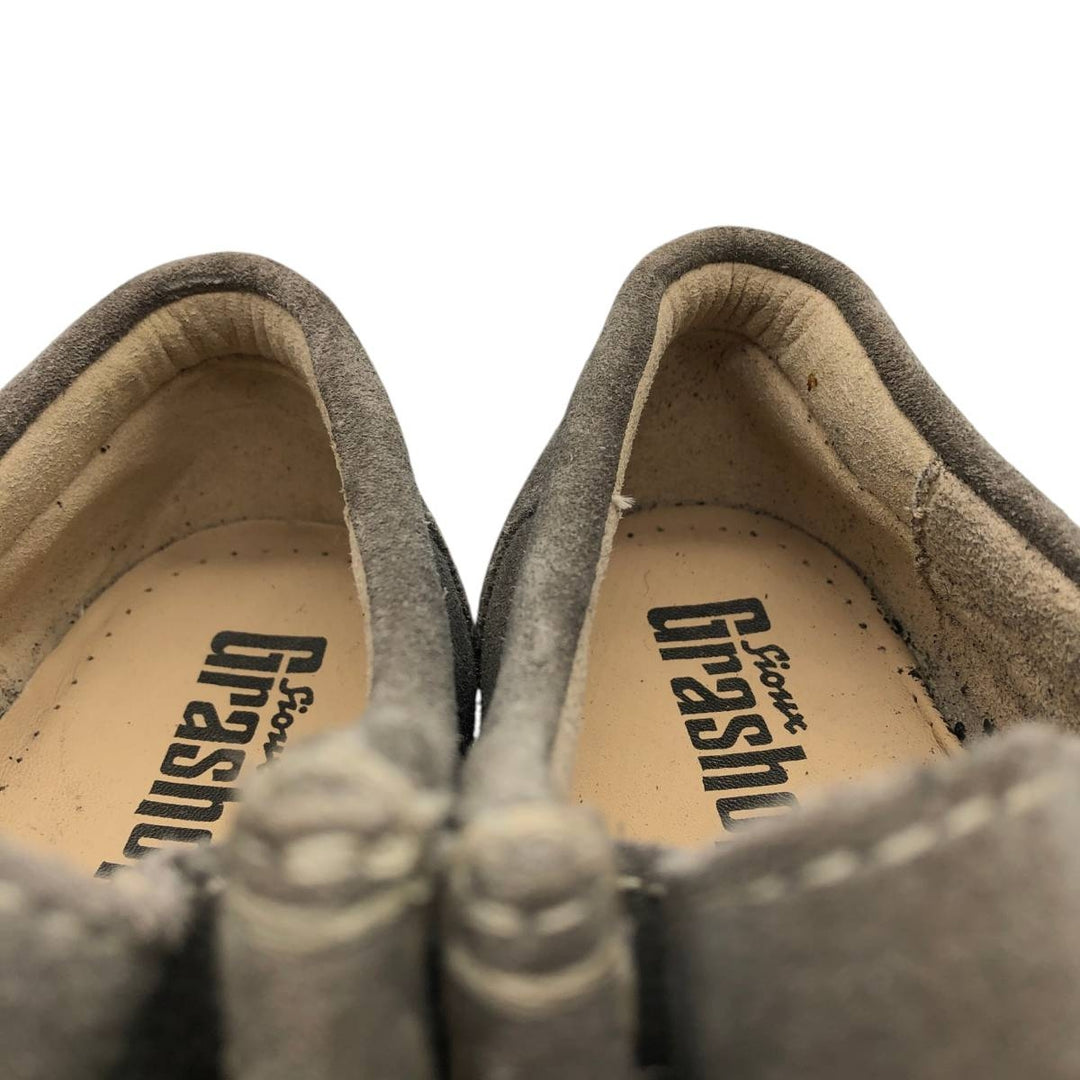 Sioux Grashopper Suede Chukka Boots, Size 5 1/2 (F) Women's 22.5cm Genuine Leather Suede gray type Vintage Second Hand