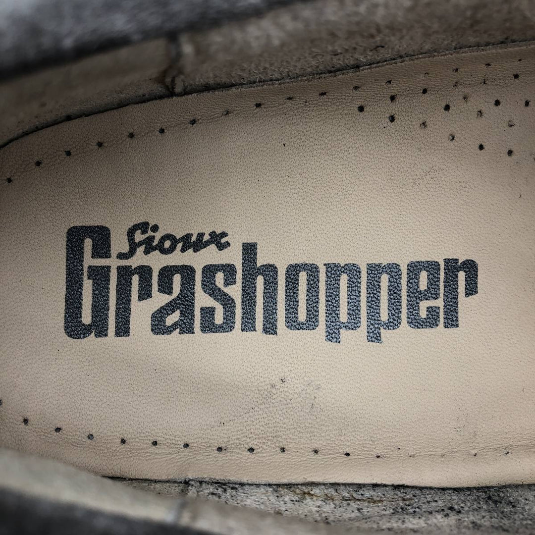 Sioux Grashopper Suede Chukka Boots, Size 5 1/2 (F) Women's 22.5cm Genuine Leather Suede gray type Vintage Second Hand