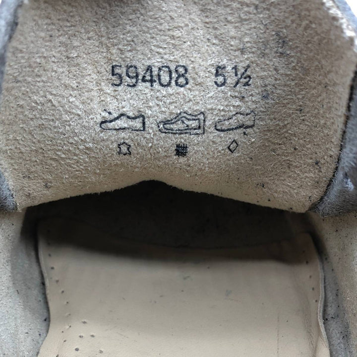 Sioux Grashopper Suede Chukka Boots, Size 5 1/2 (F) Women's 22.5cm Genuine Leather Suede gray type Vintage Second Hand