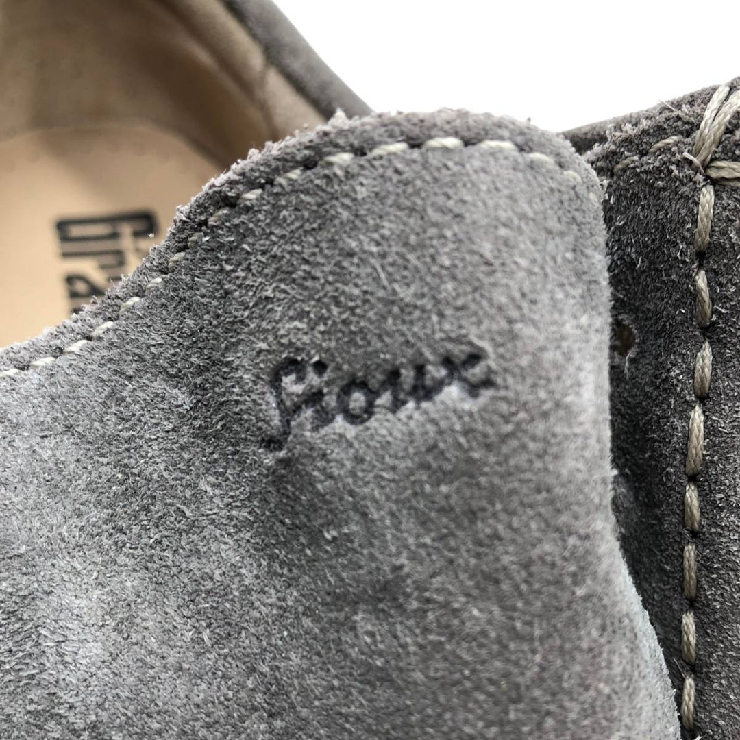 Sioux Grashopper Suede Chukka Boots, Size 5 1/2 (F) Women's 22.5cm Genuine Leather Suede gray type Vintage Second Hand
