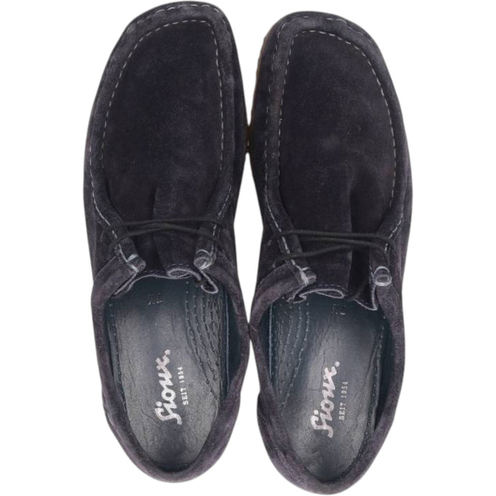 Sioux Suede Chukka Boots, Size 7 1/2 Women's 26.0cm Genuine Leather Suede black type Vintage Second Hand