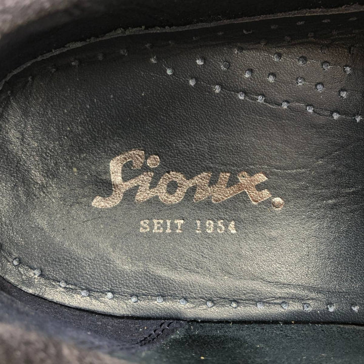 Sioux Suede Chukka Boots, Size 7 1/2 Women's 26.0cm Genuine Leather Suede black type Vintage Second Hand