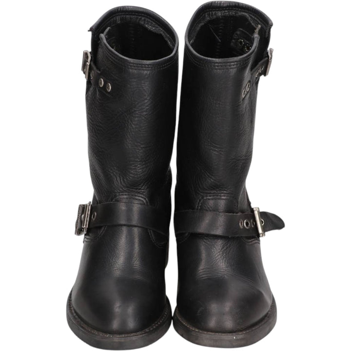 Harley-Davidson Engineer Boots, Size 7M Women's 24.0cm unclear black type Vintage Second Hand