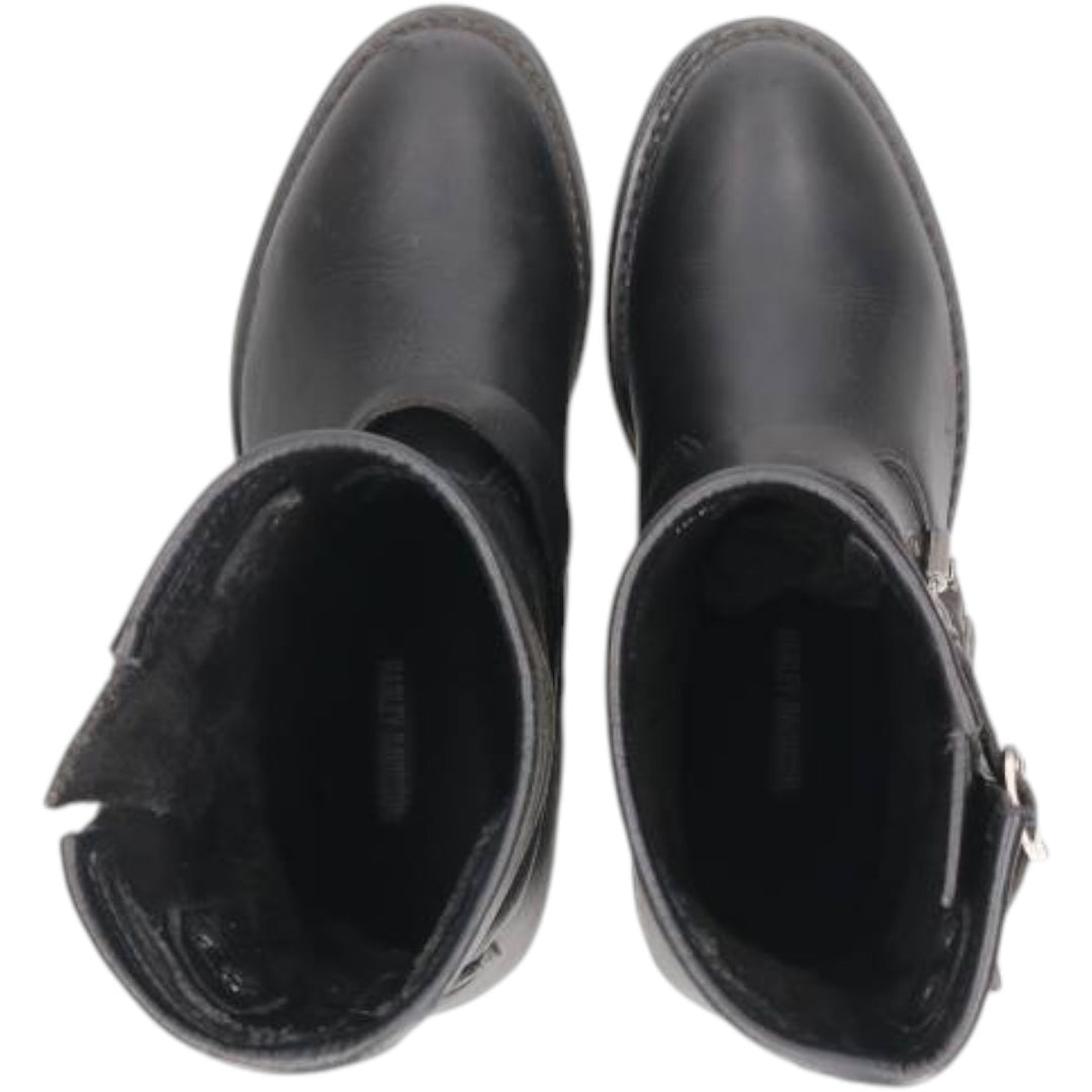 Harley-Davidson Engineer Boots, Size 7M Women's 24.0cm unclear black type Vintage Second Hand