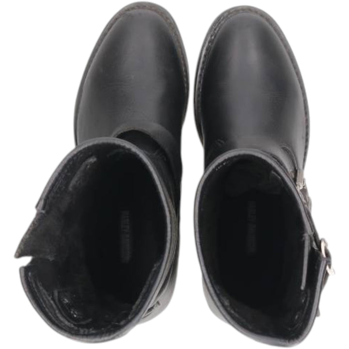 Harley-Davidson Engineer Boots, Size 7M Women's 24.0cm unclear black type Vintage Second Hand