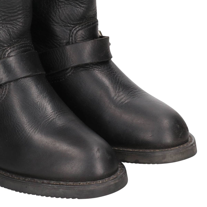 Harley-Davidson Engineer Boots, Size 7M Women's 24.0cm unclear black type Vintage Second Hand