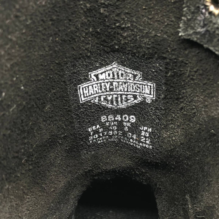 Harley-Davidson Engineer Boots, Size 7M Women's 24.0cm unclear black type Vintage Second Hand